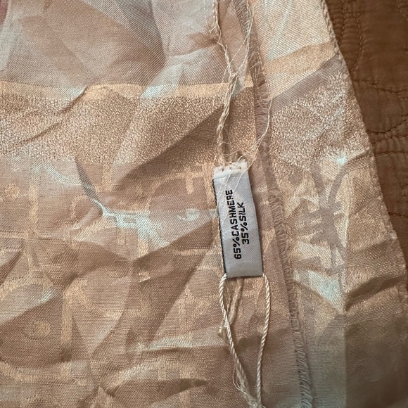 Dior Beige Patterned Scarf - Picture 6 of 6